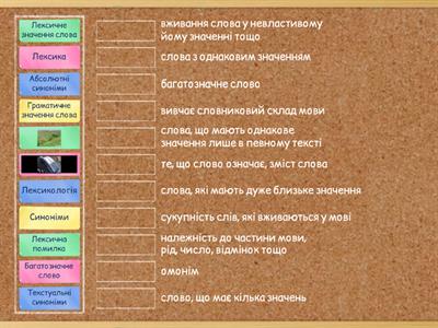 Лексикологія 5 клас