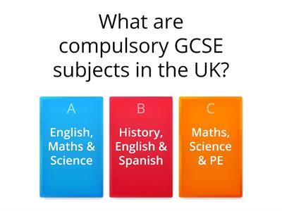 The UK educational system