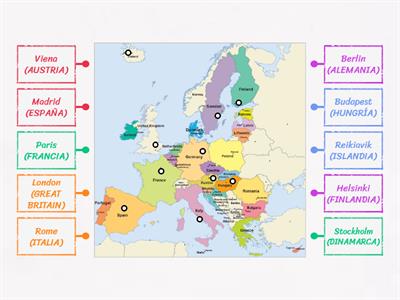 Capital cities in Europe