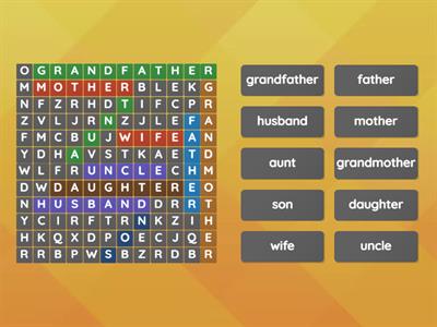 Wider World 1 unit 1 family members