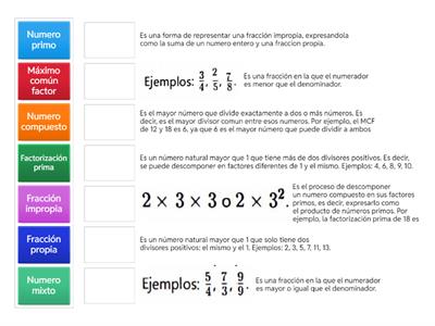 Vocabulario Matematica