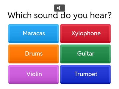 Guess the instrument sounds (updated)