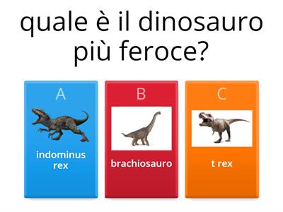 Quiz dinosauri