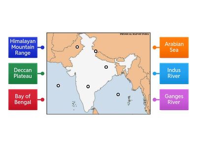 Brooks India Geography Map