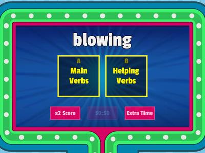 Main & Helping Verbs