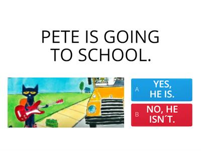 PETE THE CAT ACTIONS