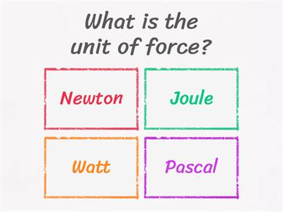 Physics Quiz for UEC Juniors 1