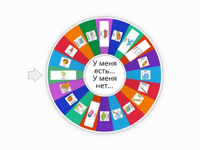 РКИ А1 У меня есть/ нет. Лексика