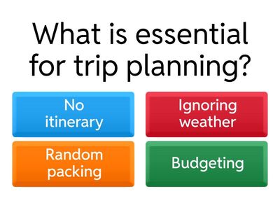 Planning Trips and Tourist Routes