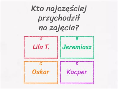 dragons quiz na koniec roku