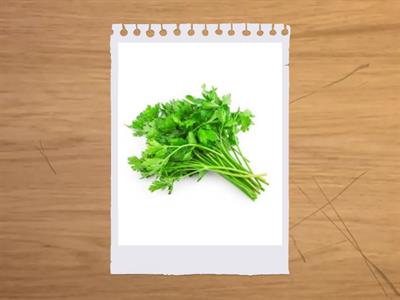 Ingredientes para el Chimichurri