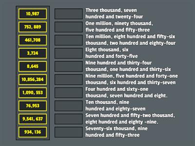 Let's practice BIG NUMBERS!