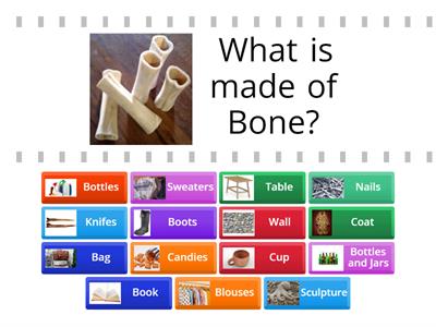 Materials and things KB 5 find the match