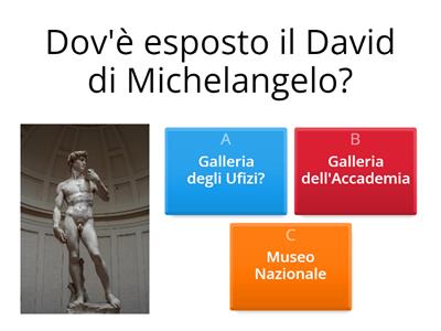 QUIZ RINASCIMANTO A FIRENZE