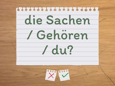 A1 - Verben mit Dativ