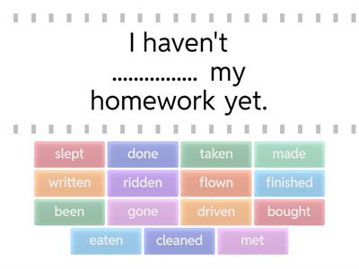 Present perfect