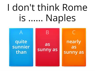 Modifying comparatives