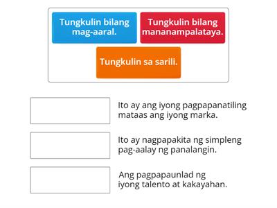 ESP 7 MODYUL 4 TUNGKULIN BILANG ISANG KABATAAN A2