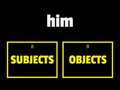 Object pronouns