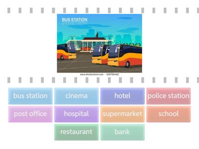 1 Places in the town