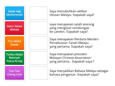 KUIZ TOKOH KEMERDEKAAN NEGARA 