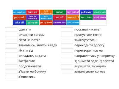 Focus 3 (3.6) Phrasal verbs