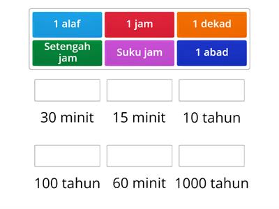 Masa dan waktu Tahun 4