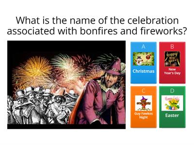 Bonfire Night and Guy Fawkes  General Knowledge Quiz 08.11.2023