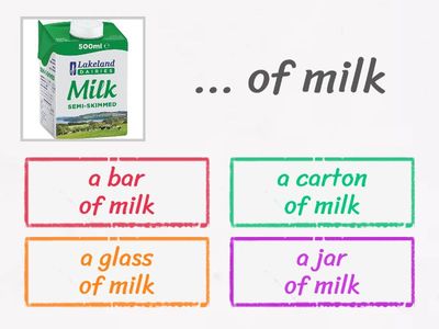 Unit 2.3 Grammar Containers Countable/Uncouantable Nouns 