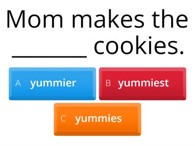 Er, est, es, ed, ing