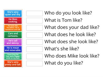 like, look like, be like