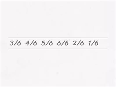 Ordering Fractions