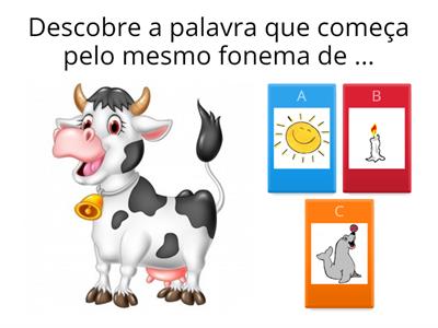  Consciência Fonológica - 1º Fonema 