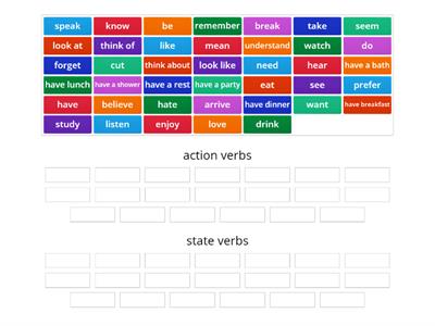 Action vs State verbs