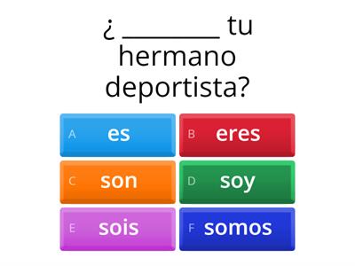 Ser Conjugations 