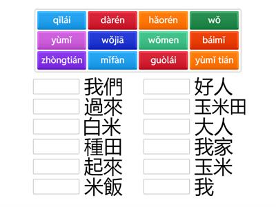 美洲華語 V1C9 生詞 Roda Aleatoria