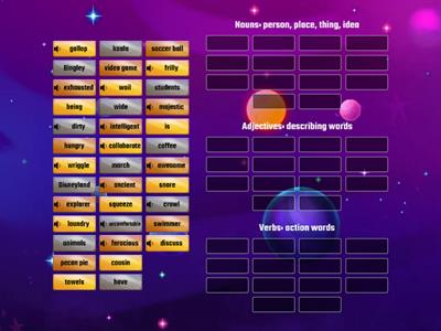 Part of Speech Sort 