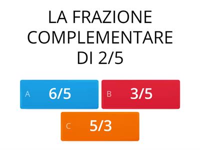 FRAZIONI COMPLEMENTARI