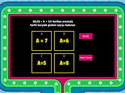 7. sınıf matematik oran