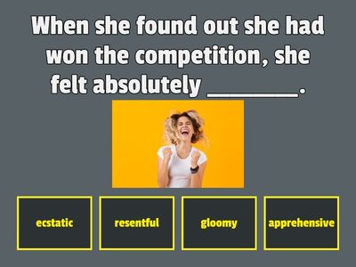 Emotional Vocabulary( advanced ) 