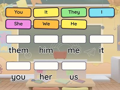 Subject and object pronouns