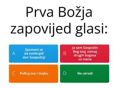 Prva Božja zapovijed