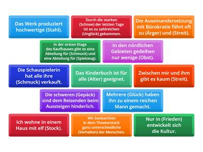 1. Pluralbildung. Besonderheiten