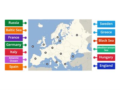 3RD - Europe Map Country