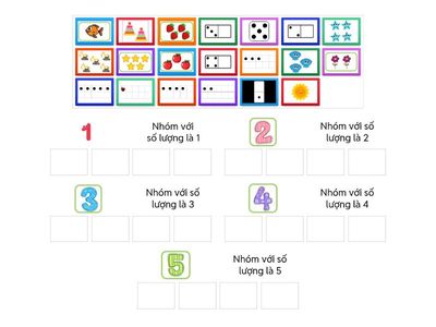 Phân loại số lượng trong phạm vi 10 (phần 1)