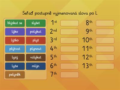 Vyjmenovaná slova po "L"