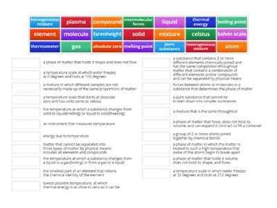 science chapter 10 vocab