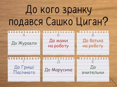 Всеволод Нестайко "Чарівний талісман" Розділ 6