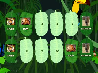 MEMORY GAME WILD ANIMALS