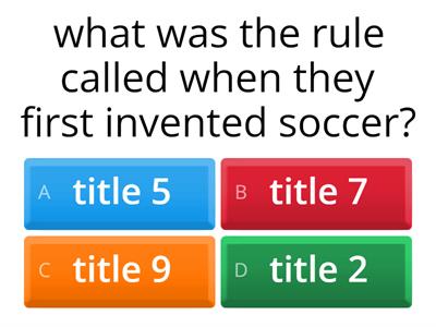 baylees soccer quiz